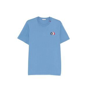 Moncler Blue T-Shirts & Vests - T-Shirts Men